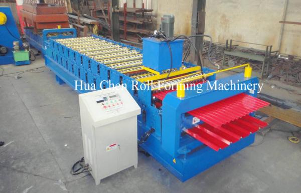 Cheap Double Layer Roof Panel Color Steel Sheet Roll Forming Machine With 12 / 13 Rows for sale