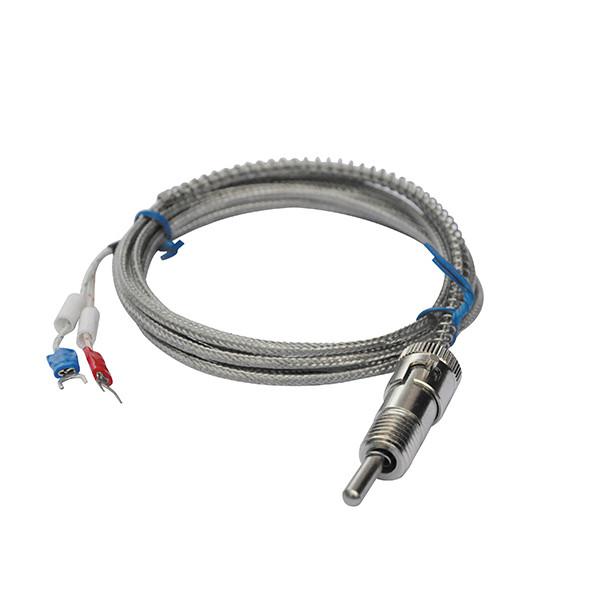 Cheap 1M 400 K Type Mini Connector Thermocouple 1/2 NPT Boiler Temperature Sensor for sale