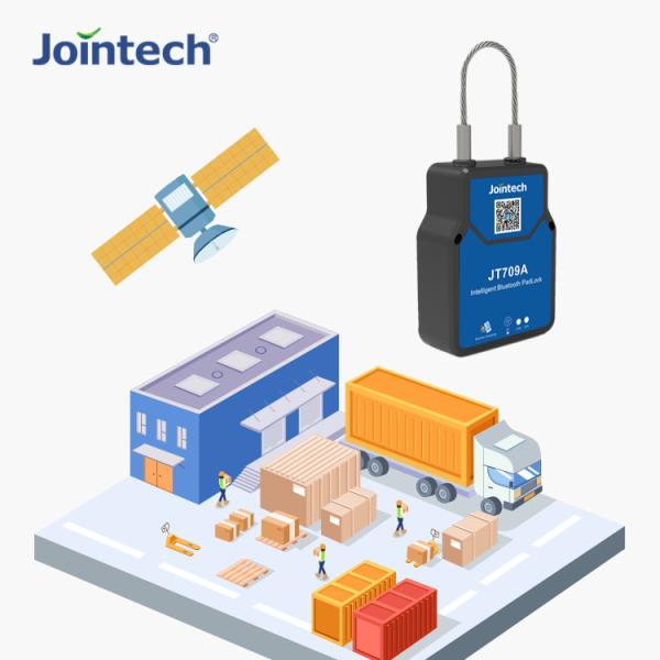 Cheap JT709A Smart Container GPS Tracking Padlock For Supply Chain Distribution Logistics for sale