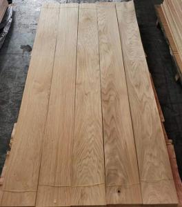Best 190mm Wood Flooring Veneer 8% Moisture Plain Sliced White Oak wholesale