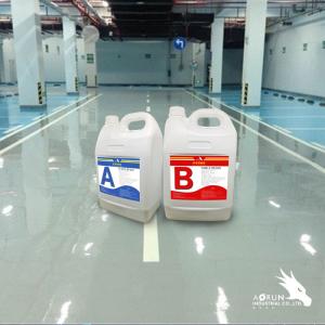 Aorun Dust Off Epoxy Floor Resin 1:1 AB Self Leveling Concrete Floor Coating