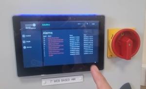 Web Based HMI With POE, Inwall Mount Bracket,LED Light Bar