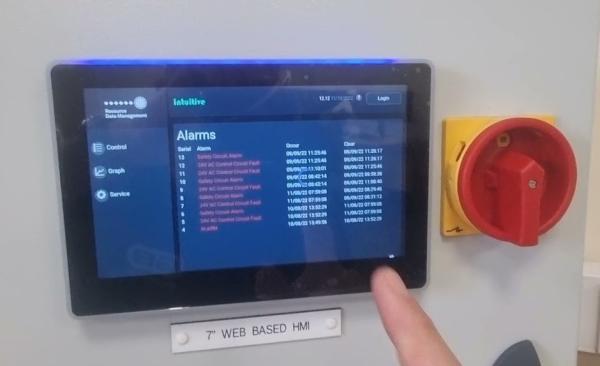 Cheap Web Based HMI With POE, Inwall Mount Bracket,LED Light Bar for sale