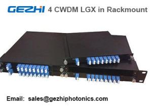 China Passive CWDM Mux Demux 8CH Module by 4pcs LGX Box in one 19 1U Rackmount on sale