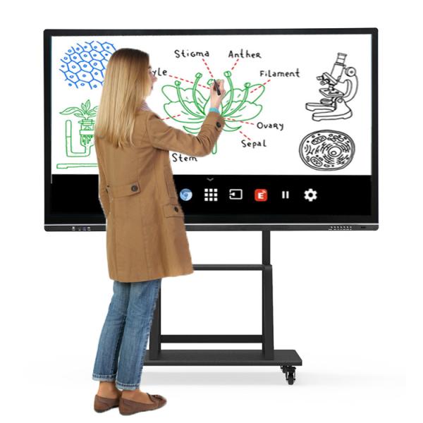 Cheap Multi Touch Interactive Touch Panel Display , 4k Interactive Classroom Whiteboard for sale