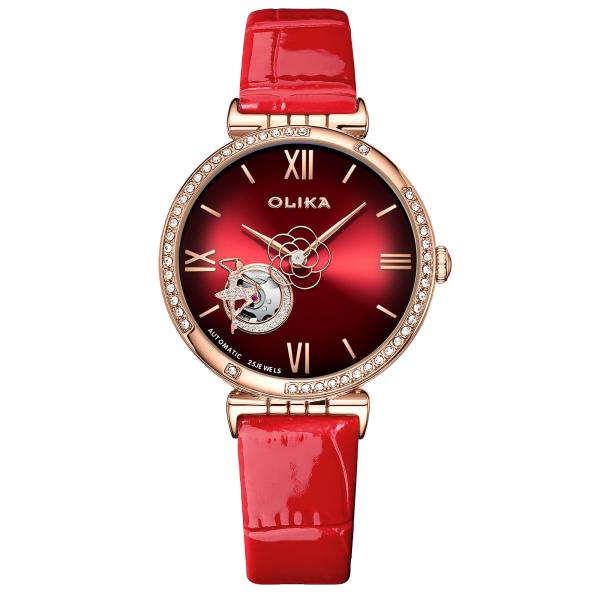 Cheap 3ATM Waterproof Ladies Mechanical Watch , Custom Luxury Mechanical Watch for sale