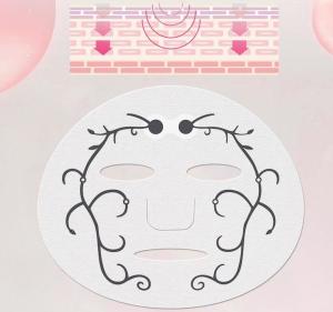 China Facial Mask For Ladies Use Micro Current Technology Ion Electric Deep Moisturizing Mask on sale
