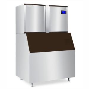China 700kg/24hr SS Commercial Ice Maker Machine Large Ice Cube Maker on sale