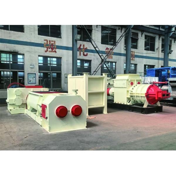 Brick Production Line Double Stage Vacuum Extruder For Efficient Mud Column Extrusion