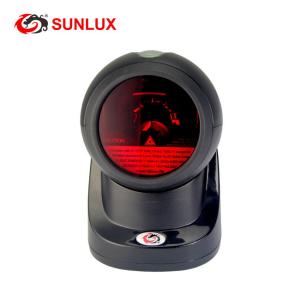 High Resolution All Round Black Color Desktop 2D Barcode Scanner