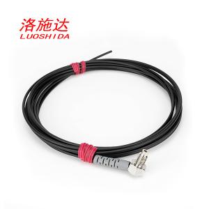 M6 Fiber Sensor Amplifier Elbow 90 Degree Diffuse Fiber Optical Sensor Switch For Fiber Sensor Manufacturer