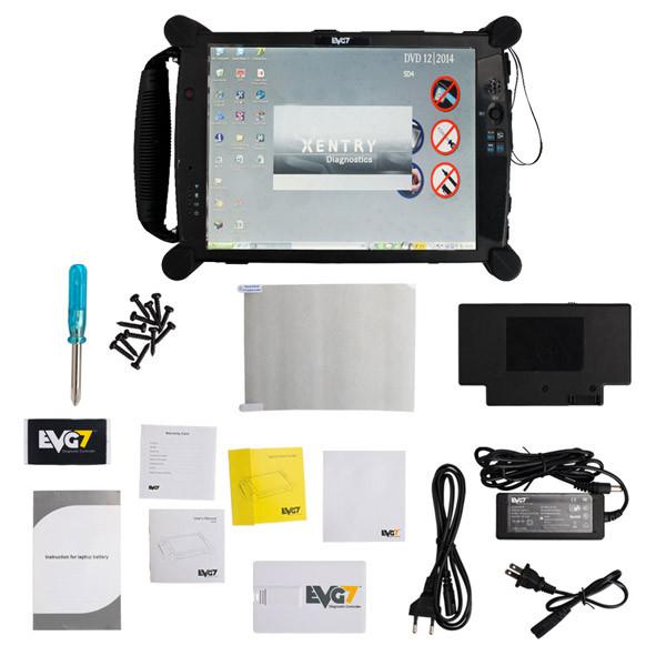 Cheap EVG7 DL46 Vehicle Diagnostic Tools HDD500GB/DDR2GB Diagnostic Controller Tablet PC for sale