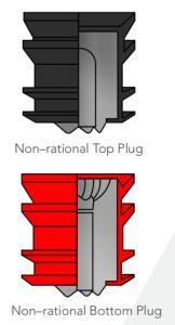 Non Rotational PDC Top Plug Cementing NBR Cement Manufacturing Plug