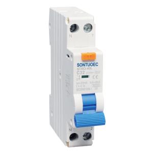 6KA Residual Current RCBO Circuit Breaker 18mm Width Overload Protection