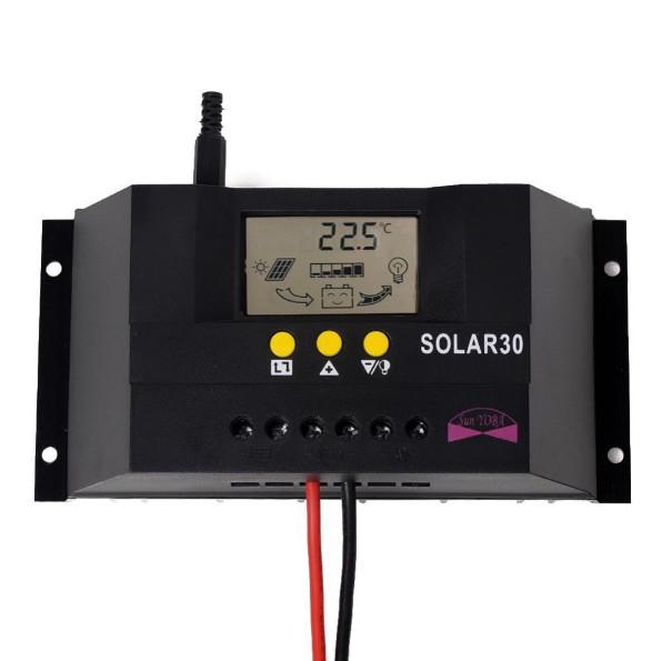 Cheap LCD display 30A PWM charge controller /solar regulator for sale