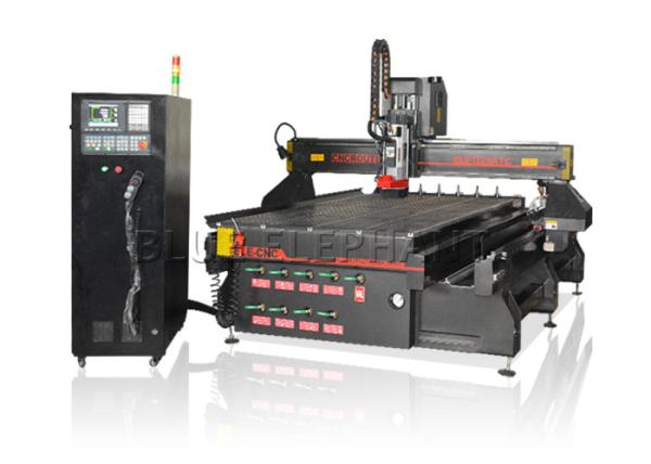 Cheap Taiwan SYNTEC (6MB) control system , automatic tool changer machine router cnc , mdf carving atc cnc machine for sale