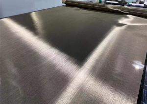 Bronze Color Metal Coated Fabric Different Privacy Level