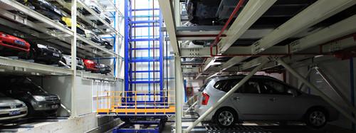 Cheap PJS Two Post Parking Lift Automated Car Parking System Increase Parking Capacity for sale