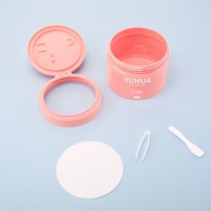 China Round Plastic Packaging Jars With Spoon Tweezers 150ml -1000ml on sale