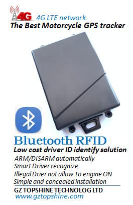 Cheap GPS Vehicle Tracker Built In Smartphone Bluetooth Recognize Driver Identification for sale