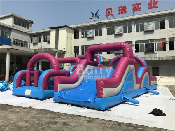 Cheap 0.5mm PVC Material Customized Giant Inflatable Obstacle Course Combo for sale