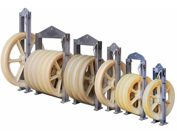 Cheap Mc Nylon Transmission Line Stringing Tools Stringing Pulley 660mm Large Diameter for sale