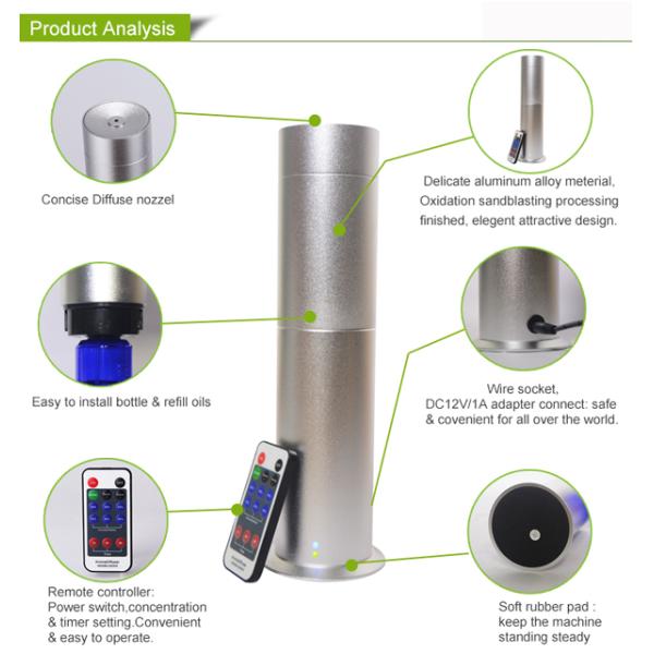 Vertical Timing Remote Control Intelligent Hotel Lobby Essential Oil Aromatherapy Diffuser