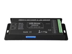 Best 12-24V 6A*6CH PWM 6 Channel DMX Controller For LED Fixture Dipswitch Addessing wholesale