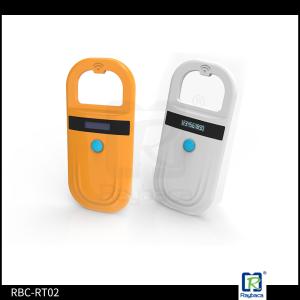 China Mini Pocket Handheld Rfid Reader Rfid Microchip Tag Reader 7cm Reading Distance on sale