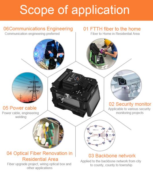 Cheap Automatic Core Alignment Splicing Fiber Optic Fusion Machine for sale