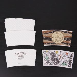 China hot paper cup sleeve,custom paper coffee cup sleeve with logo,coffee paper cups on sale