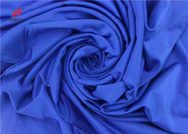 Cheap Shiny 87% Polyester 13% Spandex 4 Way Lycra Fabric For Yoga Jersey Fabric for sale
