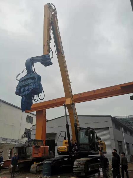 Cheap Multifunctional Sheet Pile Driving Machine Silence Operation Easy Maintenance for sale