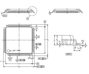 Integrated Circuit Chip 32-bit ARM Cortex-M3 MCU up to 512 kB flash and 64 kB SRAM with Ethernet, USB 2. LPC1756  SOP