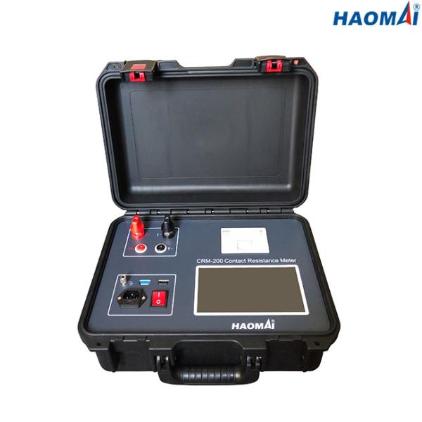 Cheap 200A Multipurpose Contact Resistance Meter , Lightweight Circuit Breaker Testing Kit for sale