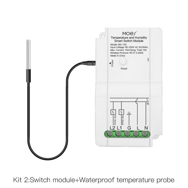 Cheap Wifi Temperature And Humidity Smart Switch Module 15a 240v for sale