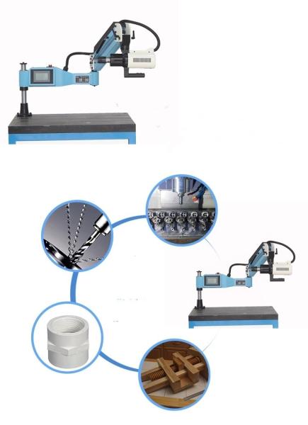 Cheap Rolling Stock Electric Tapping Machine Torque Protection With Accurate Processing for sale