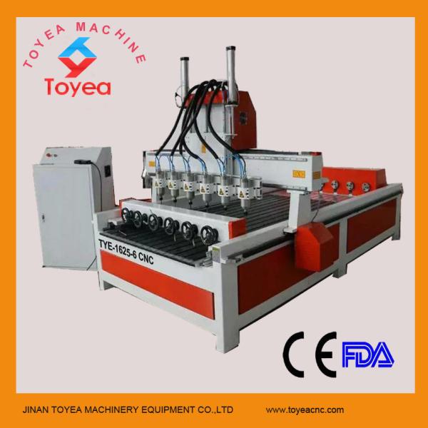 Cheap Multi-heads Rotary axis CNC Router machine TYE-1625-6 for sale