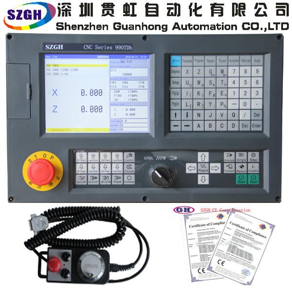3 axis standard and updated series CNC Lathe Controller supporting PLC Macro and