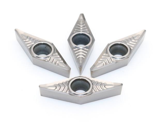 Cheap VCGT160408 Carbide Turning Inserts , Uncoated Carbide Inserts For Aluminum for sale