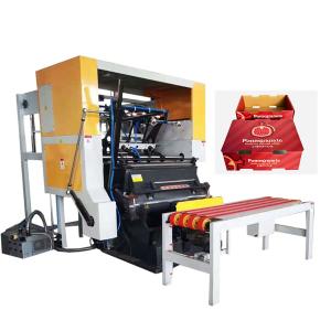 China Automatic Corrugated Box Die Cutting Machine For Pizza Box 1100*800 on sale