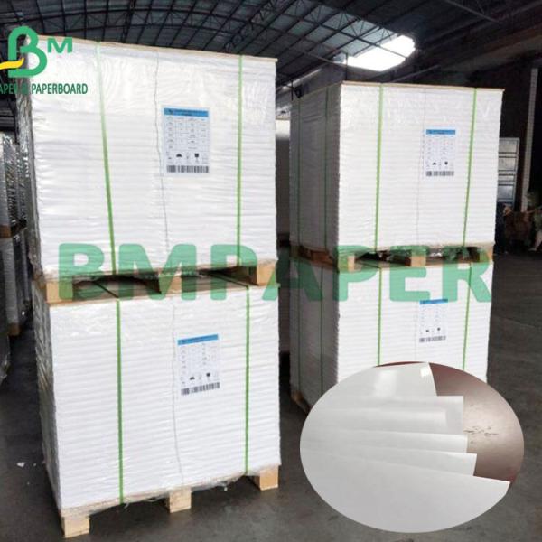 Cheap 80g + 15g PE Laminated Waterproof Bleached White Woodfree Offset Paper for sale
