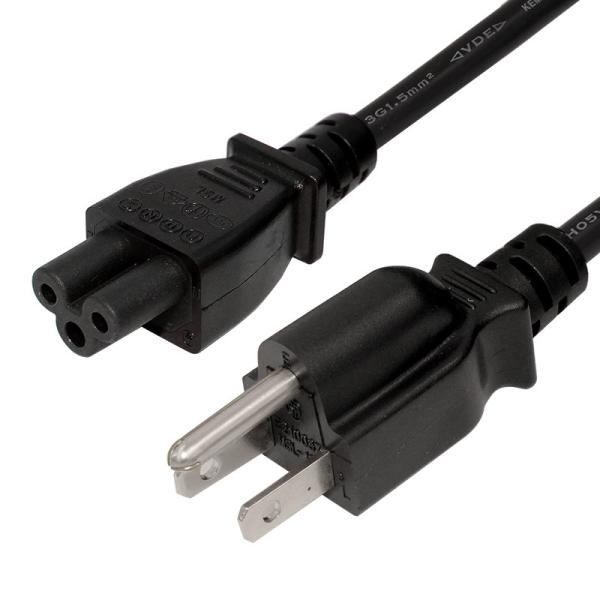 Cheap UL Approved IEC 320 C13 Power Cord USA 3 Pin Black Computer Power Cord Plug for sale