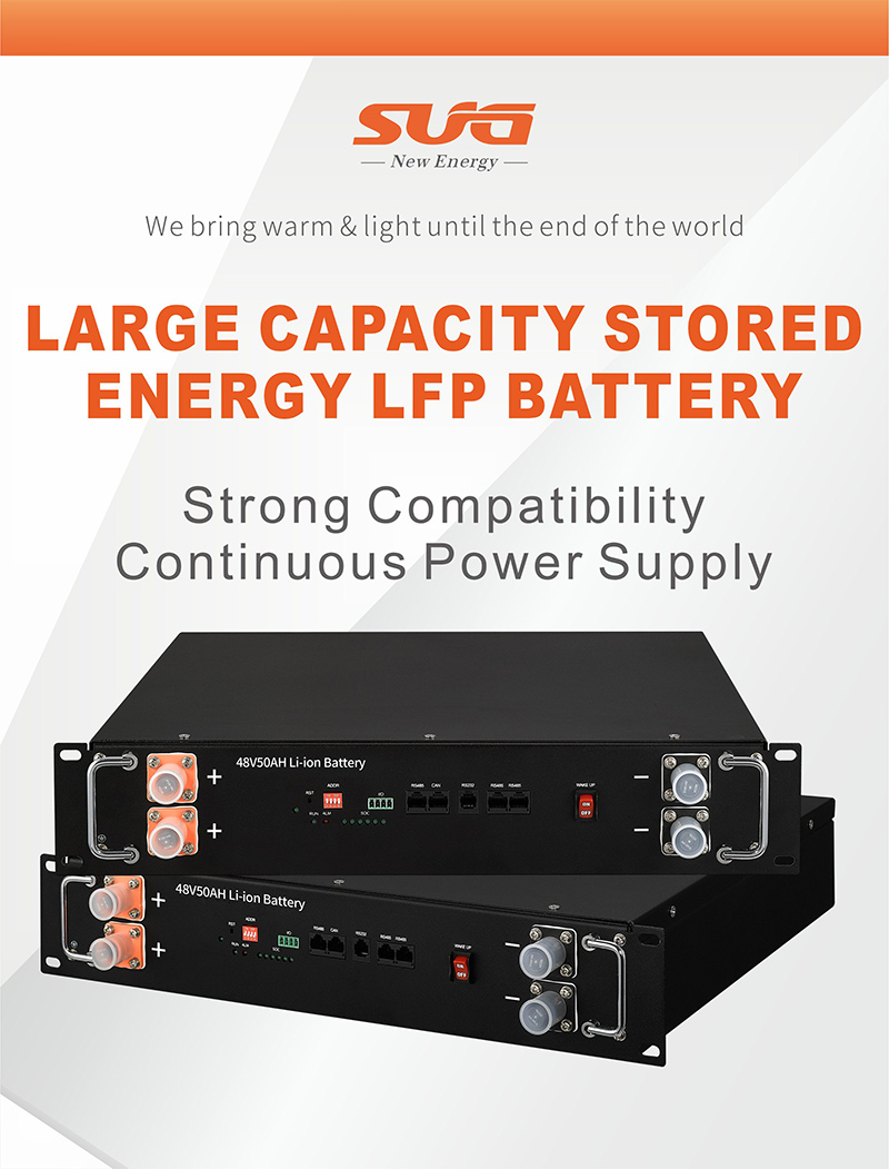 120ah 48v Lifepo4 Lithium Storage Battery High Performance For Database