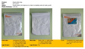 Matte Surface Resealable Plastic Bags Custom Printed With Double Zipper