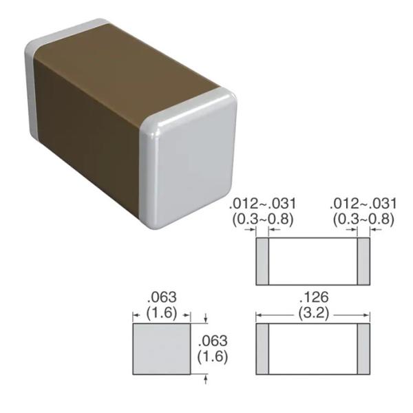 Cheap GRM31CC80J476ME18L 6.3V 47uF Multilayer Ceramic Capacitor for sale