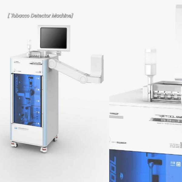 COAS 1.2m Transmission Distance Sampling Testing System Tobacco Detector Machine