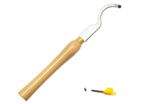 Best Swan Neck Hollower Woodturning Tool Carbide Tipped Lathe Chisel Tool With 8.9mm Round Insert wholesale