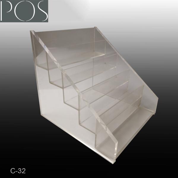 Cheap Transparent Acrylic counter top display for tools on the table for sale