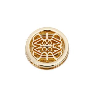 China Gold Round Shape Handbag Lock Hardware Purse Lock Replacement Part For DIY Making on sale